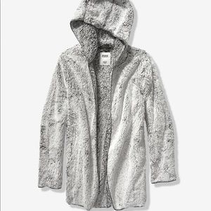 COPY - Sherpa Cardigan-PINK